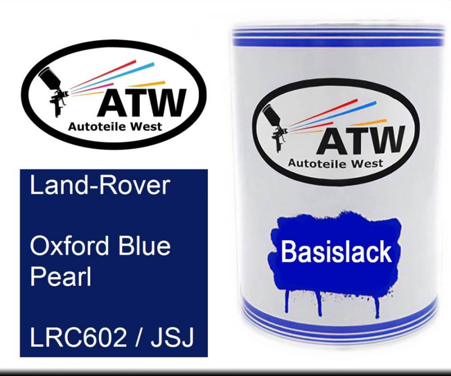 Land-Rover, Oxford Blue Pearl, LRC602 / JSJ: 500ml Lackdose, von ATW Autoteile West.
